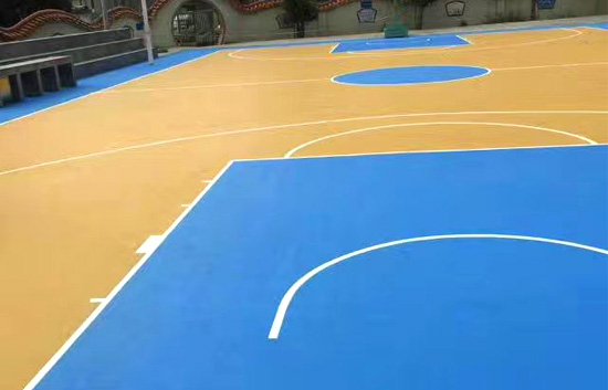 苏州篮球、羽毛球场地坪